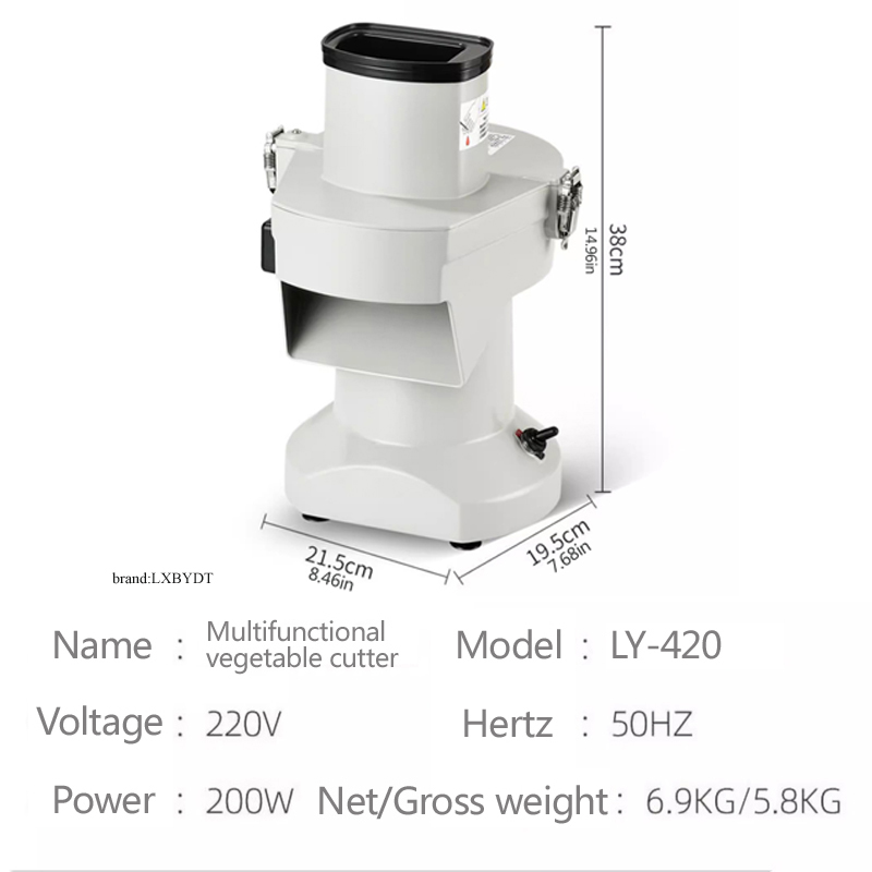 Electric Vegetable Cutter 10In - Automatic Meat Slicer Home review and price