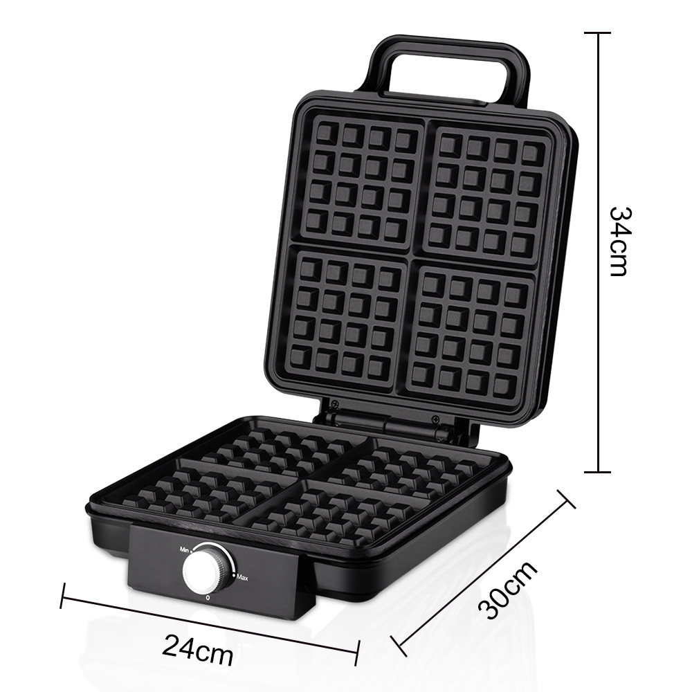 4-Slice Belgian Waffle Maker 1 - Mini Waffle Maker Machine review and price