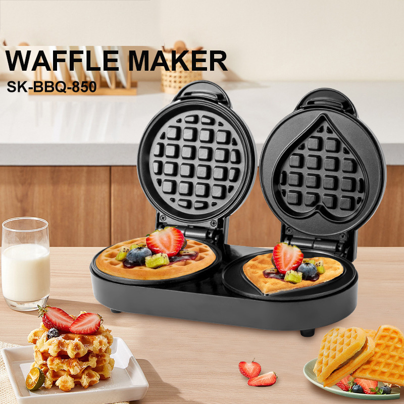 110V Double Plate Waffle Maker - Mini Waffle Maker Machine review and price