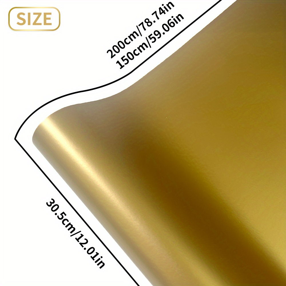 1Roll Matte Gold Vinyl Roll Pe - Home Appliances review and price