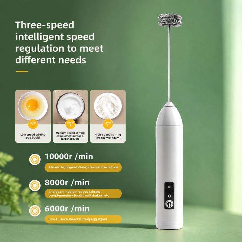 Electric Milk Frother + Egg Be - Electric Milk Frother Handheld review and price