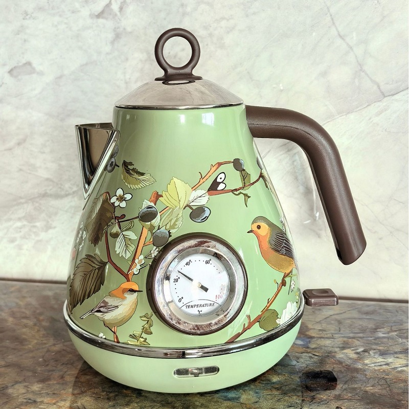 1.7L Retro Pink Floral Electri - Electric Kettle Temperature Control review and price